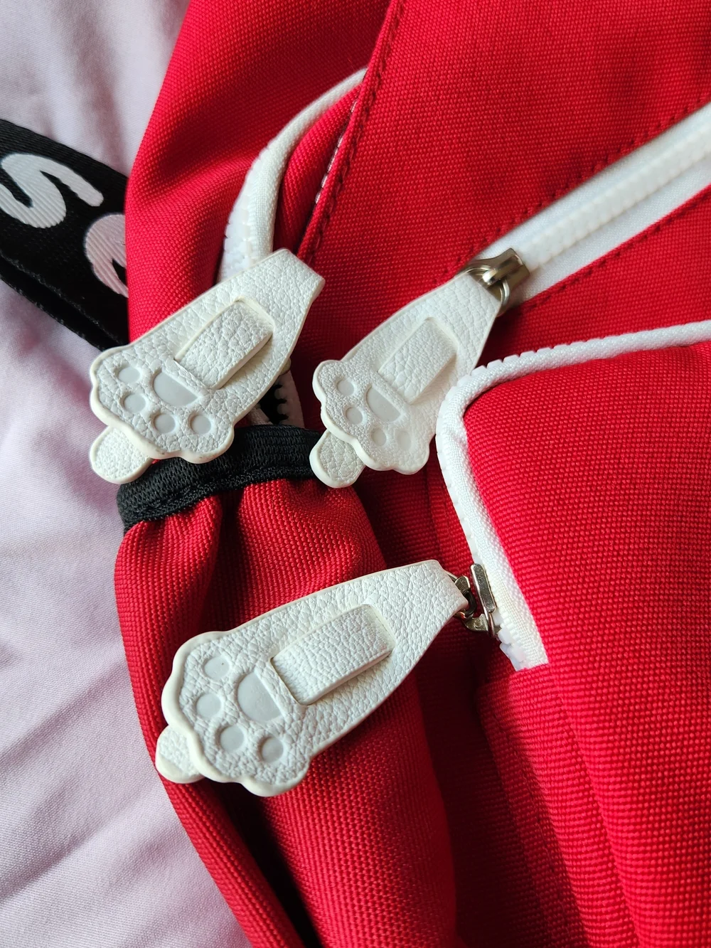 RARE Panda House Red Crossbody Sling Bag